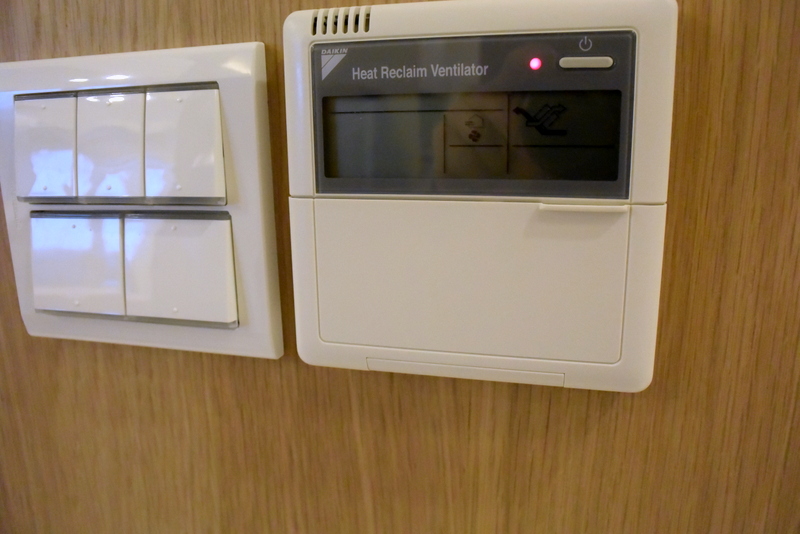 大金250型全熱交換機壁面控制器