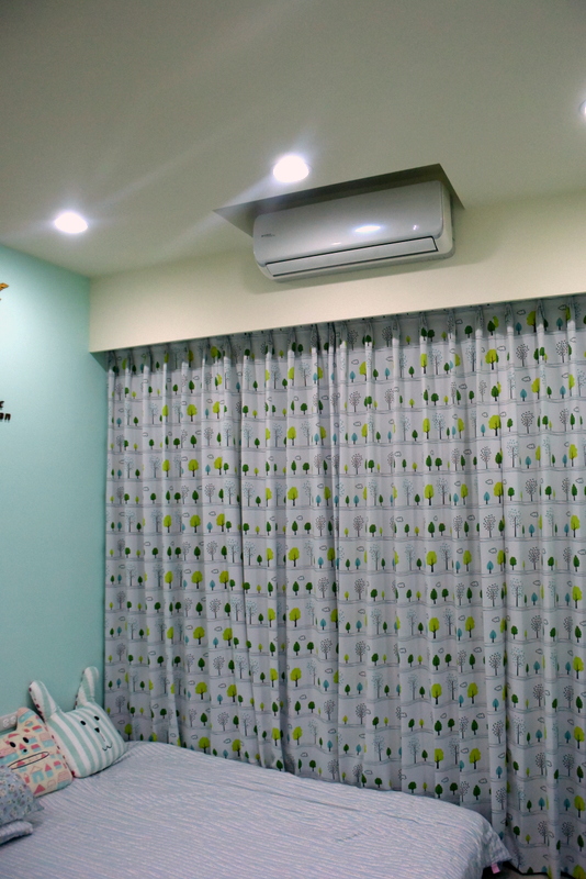 客房日立壁掛式空調機與全熱換氣機之出風口